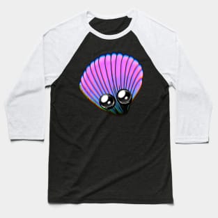 Cute Colourful Sea Shell Baseball T-Shirt